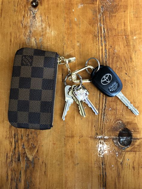 car key holder lv|lv keychain wallet women.